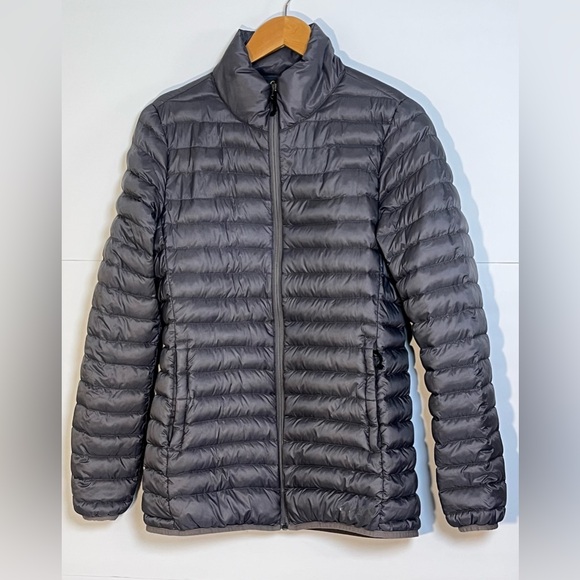 Cabela's Jackets & Blazers - Womens Cabelas Duck Down Insulated Long Sleeve Puffer Jacket Grey Small Petite